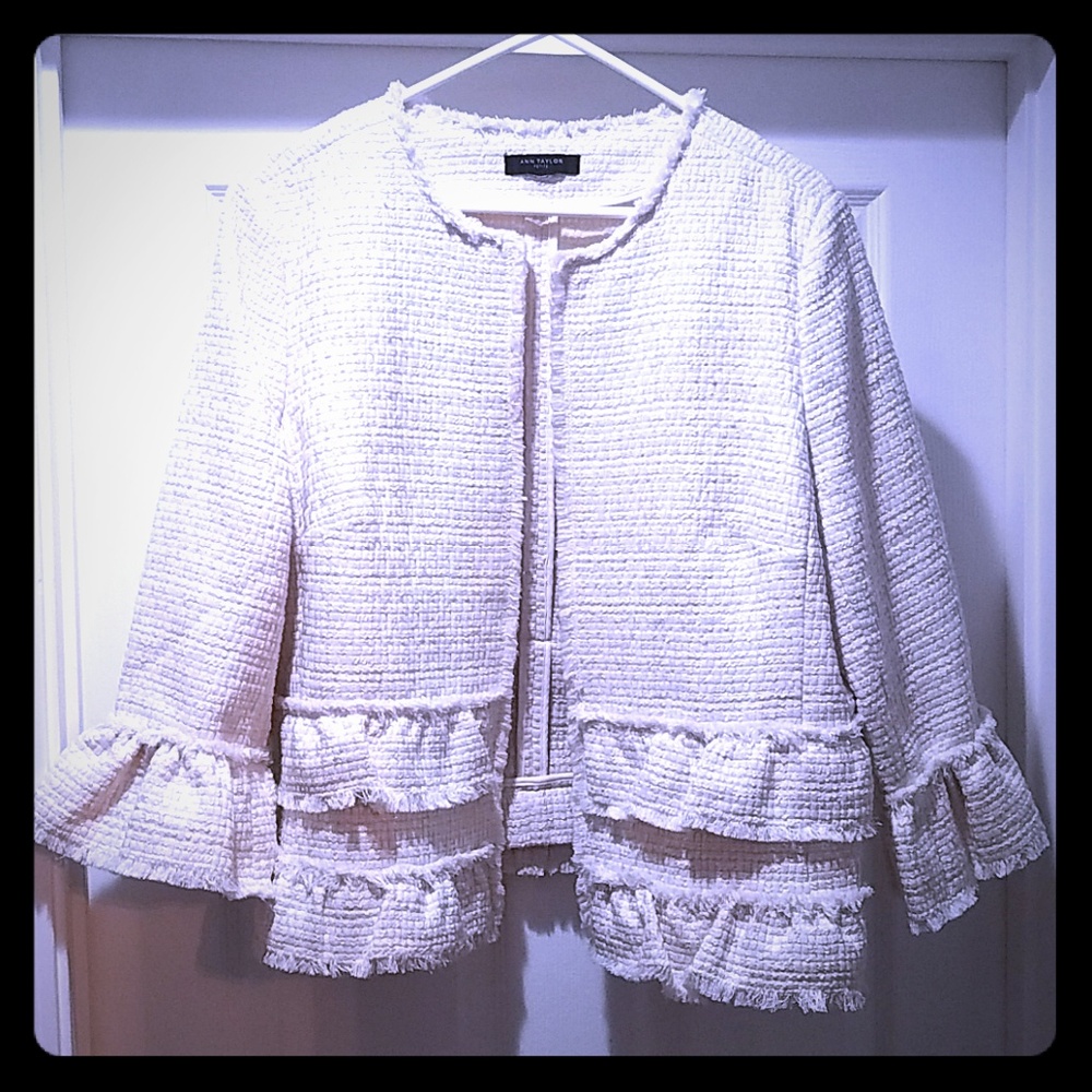 Ann Taylor tweed jacket